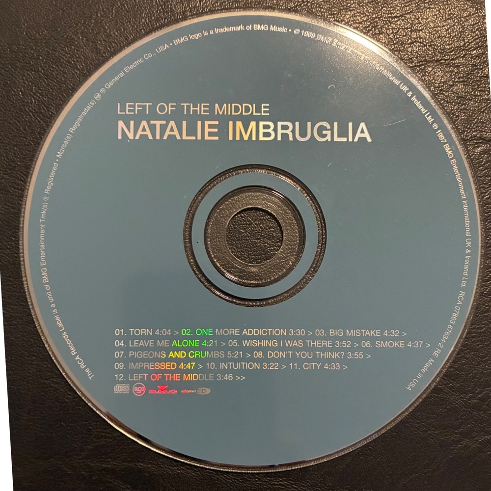Natalie Imbruglia Left of the Middle CD 1997 RCA 07863 67634-2 Pop Rock Torn